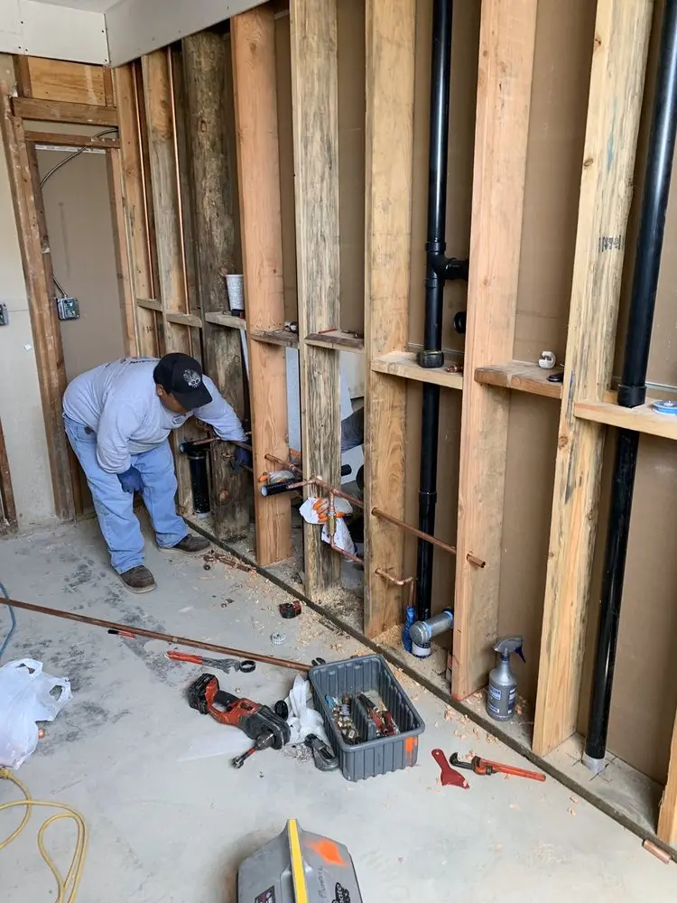 Commercial rough-in plumbing for Water Heater Replacement in Antioch Estates